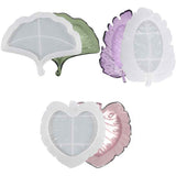 3 Pcs Leaves Silicone Mould Leaves Resin Casting Mould Tray Epoxy Resin Moulds Tray DIY Coaster Tray Casting Mould In Australia - Darrahopens