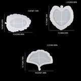 3 Pcs Leaves Silicone Mould Leaves Resin Casting Mould Tray Epoxy Resin Moulds Tray DIY Coaster Tray Casting Mould In Australia - Darrahopens