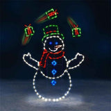 Christmas Fun Animated Ornaments Light String Garden Snow Glowing Decorative Frame Sign Indoor Outdoor Celebration Decor In Australia - Darrahopens