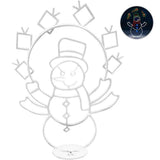 Christmas Fun Animated Ornaments Light String Garden Snow Glowing Decorative Frame Sign Indoor Outdoor Celebration Decor In Australia - Darrahopens