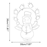Christmas Fun Animated Ornaments Light String Garden Snow Glowing Decorative Frame Sign Indoor Outdoor Celebration Decor In Australia - Darrahopens