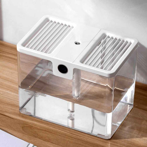 1.5L Fully Transparent Air Humidifier Large Capacity Air Purifying Mist Maker 2 Modes Adjustable Essential Oil Diffuser In Australia - Darrahopens