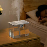 1.5L Fully Transparent Air Humidifier Large Capacity Air Purifying Mist Maker 2 Modes Adjustable Essential Oil Diffuser In Australia - Darrahopens