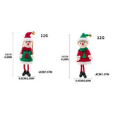 2 Pcs Christmas Elf Plush Dolls Christmas Tree Hanging Pendant Xmas Elf Soft Toy Plush Long Legged Elves Christmas Tree Decoration In Australia - Darrahopens