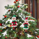2 Pcs Christmas Elf Plush Dolls Christmas Tree Hanging Pendant Xmas Elf Soft Toy Plush Long Legged Elves Christmas Tree Decoration In Australia - Darrahopens