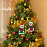 2 Pcs Christmas Elf Plush Dolls Christmas Tree Hanging Pendant Xmas Elf Soft Toy Plush Long Legged Elves Christmas Tree Decoration In Australia - Darrahopens