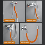 Universal Extension Tube with Connector 360° Free Bending Faucet Extender for Bathroom Sink Faucet for Kitchen and Bathroom