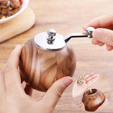 Kitchen Grinder for Salt Pepper Spices Mill with Handle Pepper Spice Seasoning Wooden Mill Grinder Kitchen Tool
