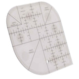 Acrylic Sewing Curved Corner Cutter Ruler Sewing Patchwork Ruler Sewing Template Patchwork Tool DIY Sewing Supplies In Australia - Darrahopens