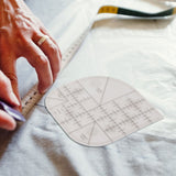 Acrylic Sewing Curved Corner Cutter Ruler Sewing Patchwork Ruler Sewing Template Patchwork Tool DIY Sewing Supplies