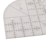 Acrylic Sewing Curved Corner Cutter Ruler Sewing Patchwork Ruler Sewing Template Patchwork Tool DIY Sewing Supplies