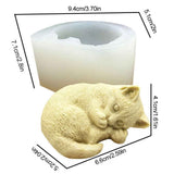 Silicone Cat Mold Cute Cat Soap Mold for Candles Mousse Cake Mold 3D Cartoon Cat Epoxy Mold DIY Baking Mould In Australia - Darrahopens