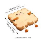 Cute Simulation Bread Toast Pillow Plush Doll Soft Stuffed Bread Cushion for Kids Aldult Gifts In Australia - Darrahopens