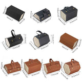 Multi Slot Sunglasses Organizer Foldable Glasses Jewelry Storage Box Portable PU Leather Eyeglasses Case for Storing Watches and Keys In Australia - Darrahopens