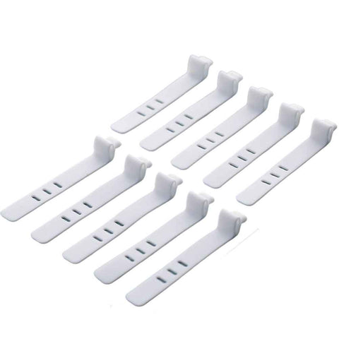 8 Grids Clear Plastic Cable Storage Box Data Cable Storage Container Save Space Cable Management Box for Storing Earrings Rings and Data Cables In Australia - Darrahopens