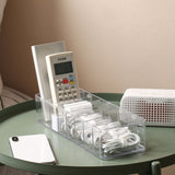 8 Grids Clear Plastic Cable Storage Box Data Cable Storage Container Save Space Cable Management Box for Storing Earrings Rings and Data Cables In Australia - Darrahopens