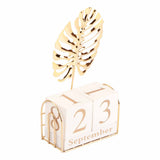 Manual Flip Calendar Wooden Perpetual Calendar Home Desktop Crafts Decoration for Office Study Coffee Shop In Australia - Darrahopens