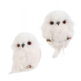 2Pcs Christmas Cute Owl Hanging Gift Simulation Animal Pendant Xmas Tree Pendant Home Holiday Party Decoration In Australia - Darrahopens