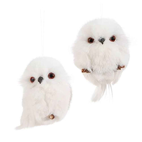 2Pcs Christmas Cute Owl Hanging Gift Simulation Animal Pendant Xmas Tree Pendant Home Holiday Party Decoration In Australia - Darrahopens