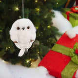 2Pcs Christmas Cute Owl Hanging Gift Simulation Animal Pendant Xmas Tree Pendant Home Holiday Party Decoration In Australia - Darrahopens