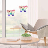 Wind Chimes Plastic Butterfly Reflective Rotating Windmill Decoration for Hanging Bring Happiness Outdoor Garden Decoration In Australia - Darrahopens
