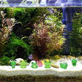 6Pcs Plastic Animal Cartoon Frog Micro Landscape Little Figurine Garden Ornaments Fish Tank Doll Decoration In Australia - Darrahopens