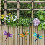 Wrought Iron Dragonfly Wall Hanging Courtyard Garden Porch Home Wall Balcony Art Decoration Outdoor Indoor Decor