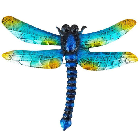 Wrought Iron Dragonfly Wall Hanging Courtyard Garden Porch Home Wall Balcony Art Decoration Outdoor Indoor Decor In Australia - Darrahopens