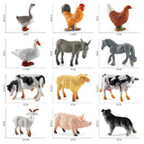 36PCS Farm Animal Toys for Kids Learning Educational Playset Simulation Farm Figurines Animal Toys Ornaments In Australia - Darrahopens