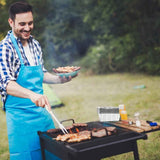 20Pcs 670ml Barbecue Plate Rectangular Aluminum Foil Baking Boxes Roasting Grill Tin Tray for Kitchen Outdoor Supplies