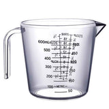 Plastic Measuring Jug 600ml Large Beaker Measuring Cups Graduated Jugs Measuring Jars for Cold Water Ice Tea Juice Beer Milk In Australia - Darrahopens