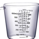 Plastic Measuring Jug 600ml Large Beaker Measuring Cups Graduated Jugs Measuring Jars for Cold Water Ice Tea Juice Beer Milk In Australia - Darrahopens