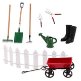 9pcs Miniature Dollhouse Set 1:12 Mini Garden Tools for Dollhouse Garden Miniature Decoration In Australia - Darrahopens