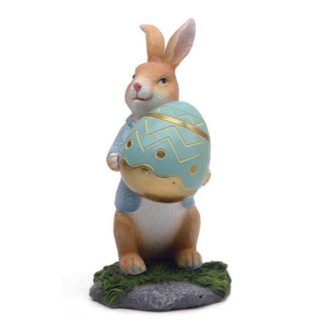 Easter Bunny Figurines with Carrot Cute Resin Bunny Rabbit Statue Resin Crafts Ornaments Easter Gifts for Children In Australia - Darrahopens