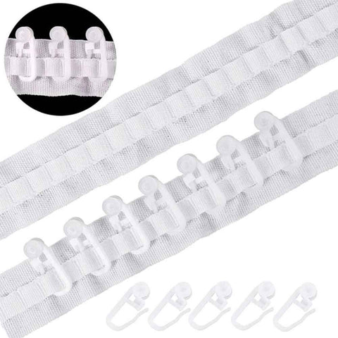 Curtain Tape Curtain Accessory Reusable Curtain Ruffle Tape Curtain Drawstring Belt Set for Pleated Curtain Head In Australia - Darrahopens