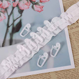 Curtain Tape Curtain Accessory Reusable Curtain Ruffle Tape Curtain Drawstring Belt Set for Pleated Curtain Head In Australia - Darrahopens