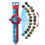 Children Projector Watch 3D 24 Pattern Dinosaur Projector Kids Story Educational Toy for Children Birthday Gifts