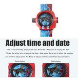 Children Projector Watch 3D 24 Pattern Dinosaur Projector Kids Story Educational Toy for Children Birthday Gifts