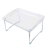 Large Capacity Desktop Storage Rack Clear Acrylic Kitchen Shelf Single Layer Office Desktop File Organizer In Australia - Darrahopens