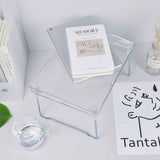 Large Capacity Desktop Storage Rack Clear Acrylic Kitchen Shelf Single Layer Office Desktop File Organizer In Australia - Darrahopens