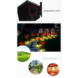 Outdoor Solar Garden Stake Lights Waterproof Solar Red Heart Shaped Pathway Lamps Landscape Lamp for Garden Lawn Decor In Australia - Darrahopens
