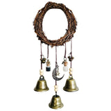 Witch Wind Chimes Wreath Handmade Witch Bells Protection Door Hangers Hanging Witch Bells Wind Chimes for Home Door In Australia - Darrahopens