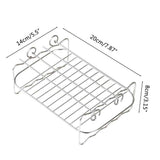 2Pcs Air Fryer Rack 304 Stainless Steel Dehydrator Rack with 4 Barbecue Sticks for 8QT Dual Basket Air Fryer In Australia - Darrahopens