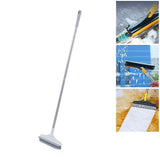 Floor Scrub Brush with Detachable Long Handle 120° Rotating Shower Floor Scrubber Household Cleaning Brush for Bathroom Kitchen