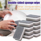 10Pcs Cleaning Scrub Sponges Heavy Duty Scrubbing Dish Sponge Dishwashing Sponge for Kitchen Dish Sink Bathroom Cleaning In Australia - Darrahopens