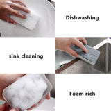 10Pcs Cleaning Scrub Sponges Heavy Duty Scrubbing Dish Sponge Dishwashing Sponge for Kitchen Dish Sink Bathroom Cleaning