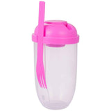 Fresh Salad Container Serving Cup with Dressing Container Fork Portable Plastic Food Storage Bottle for Picnic Lunch In Australia - Darrahopens