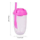 Fresh Salad Container Serving Cup with Dressing Container Fork Portable Plastic Food Storage Bottle for Picnic Lunch In Australia - Darrahopens