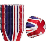 200Pcs Union Jack Mini Paper Baking Cups Cupcake Liners Cupcake Wrappers for Queen Platinum Jubilee Party Supplies Decorations In Australia - Darrahopens