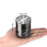 4 Layer 60mm Herb Grinder Zinc Alloy Spice Grass Mill Grinders with Magnetic Lid In Australia - Darrahopens